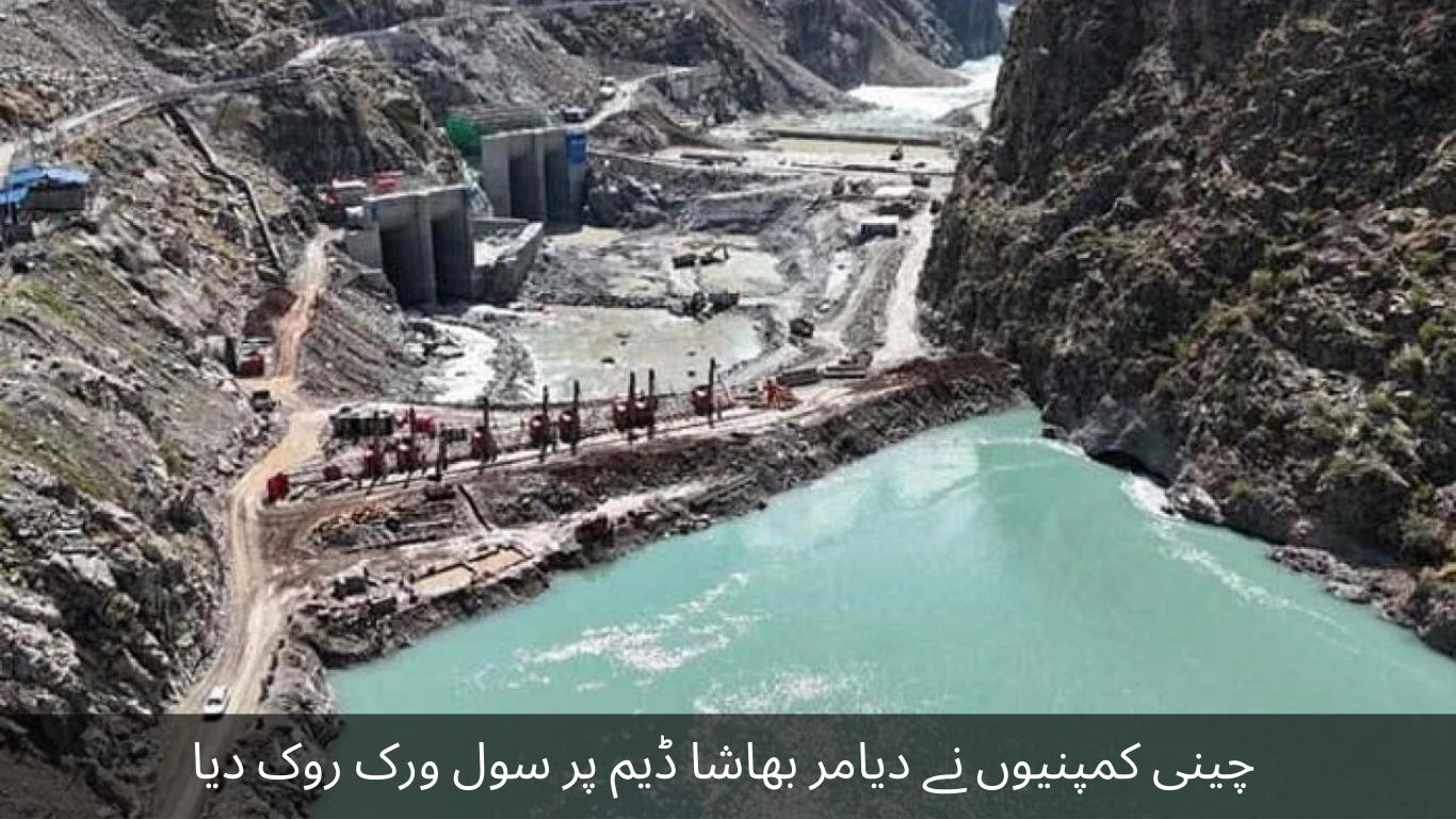 Chinese companies stopped civil work on Diamer Bhasha Dam
