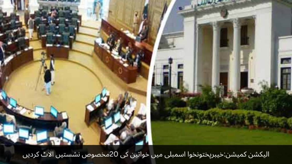 Election Commission Allot 20 special seats for women in Khyber Pakhtunkhwa Assembly