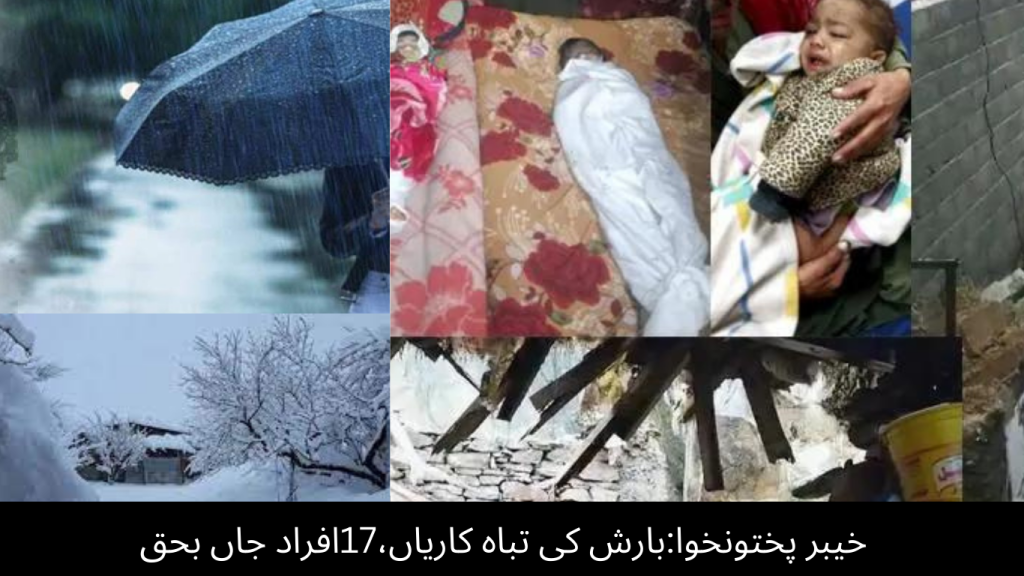 Khyber Pakhtunkhwa Rain disasters, 17 people died