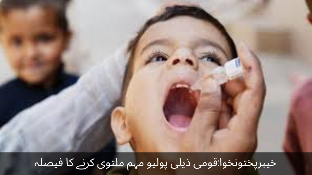 It has been decided to postpone the national sub-polio campaign in Khyber Pakhtunkhwa