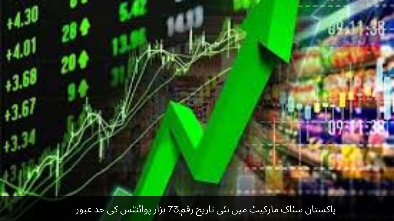 New history in Pakistan stock market, crossing the limit of 73 thousand points