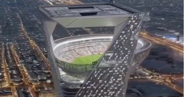 سعودی عرب میں دنیا کا پہلا  نیوم نامی ’سکائی سٹیڈیم‘ تعمیر کرنے کا اعلان Saudi Arabia announces construction of world's first 'Sky Stadium' called NEOM