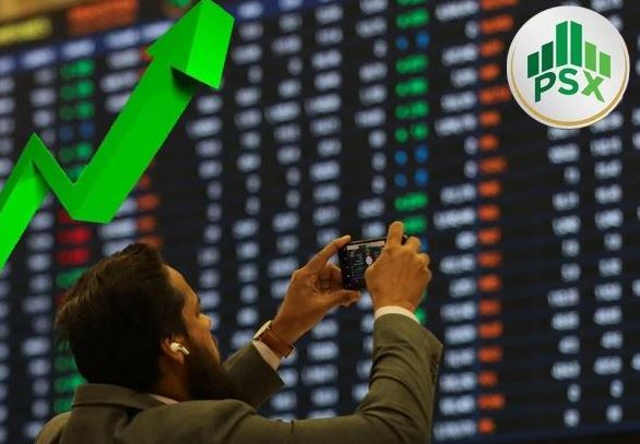 سٹاک مارکیٹ میں نیا رکارڈ، انڈیکس 1 لاکھ 86 ہزار پوائنٹس کی حد عبور کر گیا PSX hits record high, KSE-100 index surpasses 186,000 mark