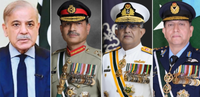 وزیراعظم شہبازشریف کا عسکری قیادت سے ٹیلیفونک رابطہ، عید کی مبارکباد دی Prime Minister Shehbaz Sharif telephoned the military leadership and congratulated him on Eid