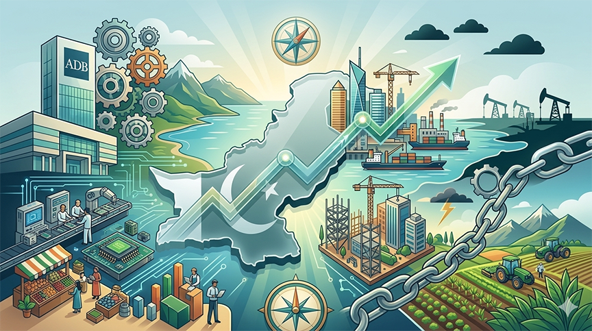 سخت معاشی پالیسیوں اور اصلاحات نے پاکستانی معیشت کو سہارا دیا، ایشیائی ترقیاتی بینک کی پاکستان کے بارے معاشی آؤٹ لک رپورٹ جاری