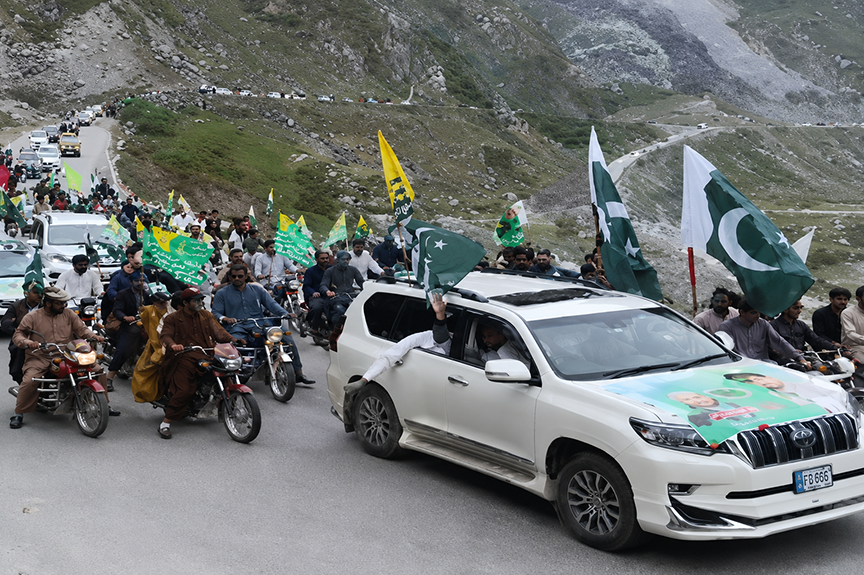 مظفرآباد میں پاکستان زندہ باد ریلی کا انعقاد، کشمیری عوام نے کالعدم ایکشن کمیٹی کا بیانیہ مسترد کر دیا