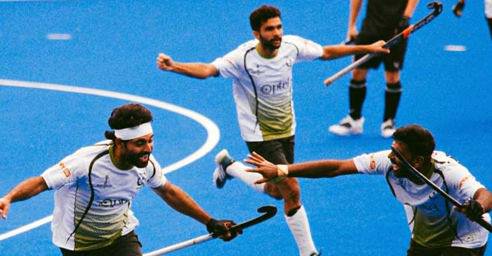 ہاکی ورلڈ کپ میں جنوبی افریقہ کو ہرا کر پاکستان نے 11ویں پوزیشن حاصل کرلی Pakistan secured 11th place in the Hockey World Cup by defeating South Africa.