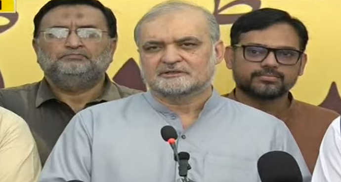 جماعت اسلامی نے وزیراعظم کی وطن واپسی تک لانگ مارچ مؤخر کرنے کا اعلان کردیا Jamaat-e-Islami announces postponement of long march until Prime Minister returns home